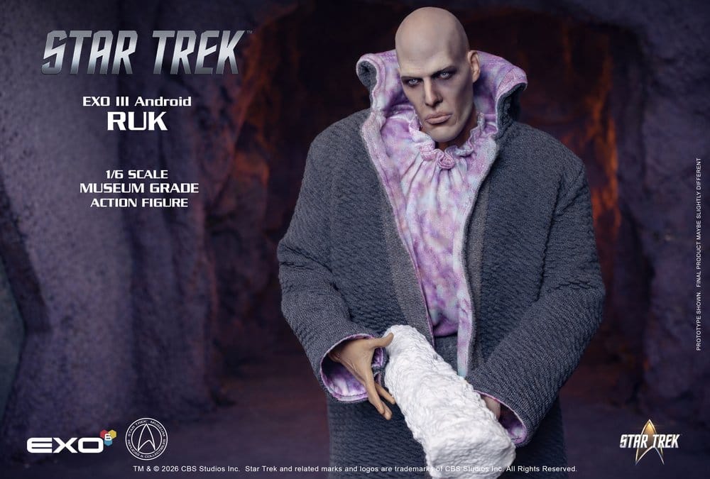 Star Trek: Den Ursprungliga Serien Actionfigur 1/6 Ruk EXO III Android 33 cm