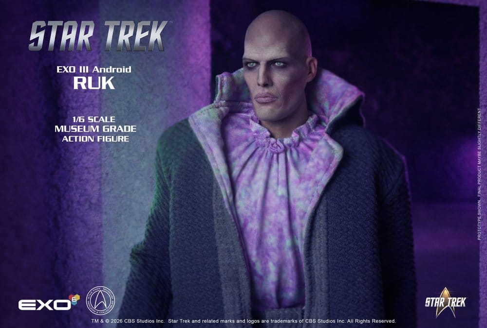 Star Trek: Den Ursprungliga Serien Actionfigur 1/6 Ruk EXO III Android 33 cm