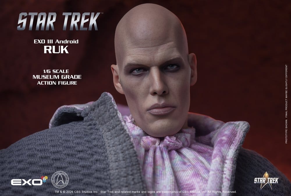 Star Trek: Den Ursprungliga Serien Actionfigur 1/6 Ruk EXO III Android 33 cm