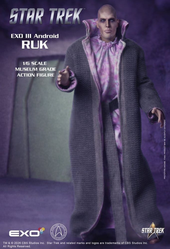 Star Trek: Den Ursprungliga Serien Actionfigur 1/6 Ruk EXO III Android 33 cm