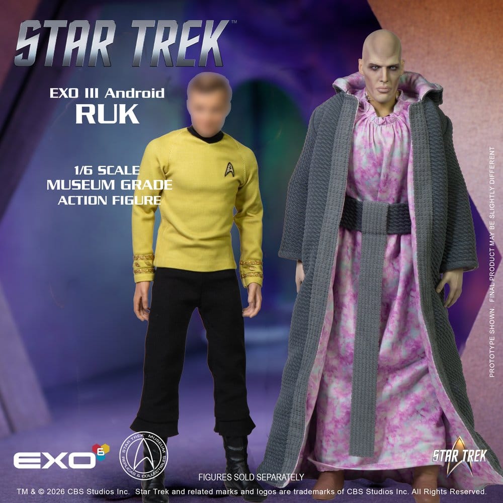 Star Trek: Den Ursprungliga Serien Actionfigur 1/6 Ruk EXO III Android 33 cm