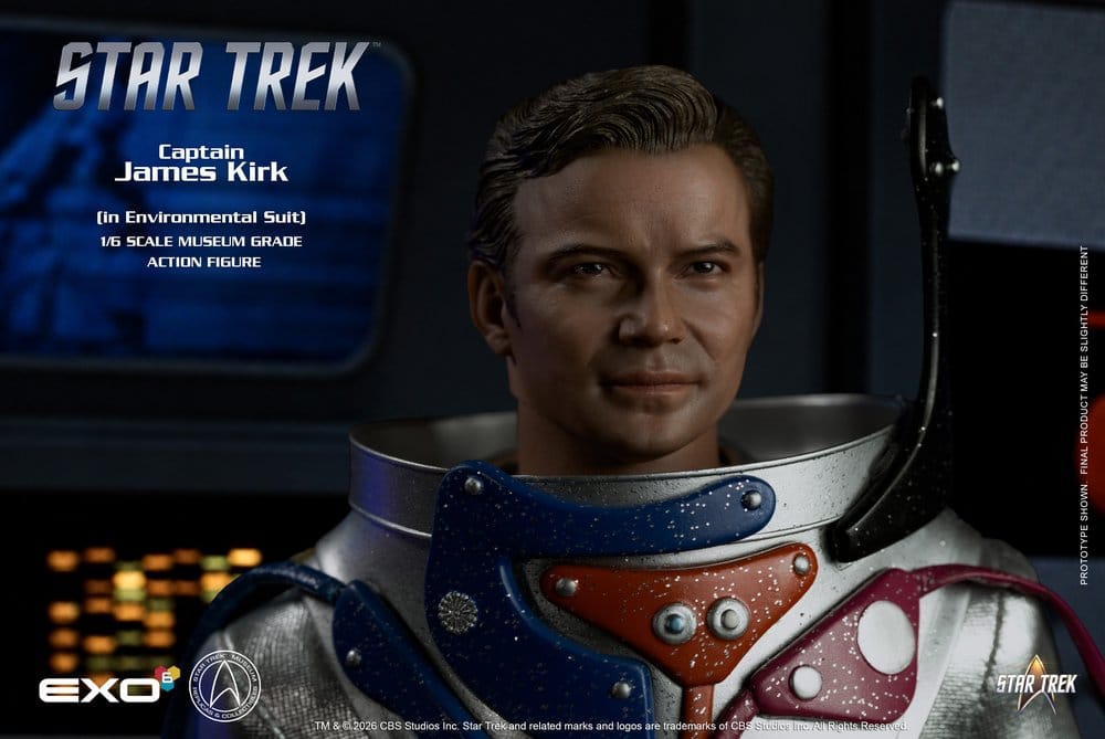 Star Trek: The Original Series Action Figur 1/6 Captain James T. Kirk (in Environmental Suit) 29 cm