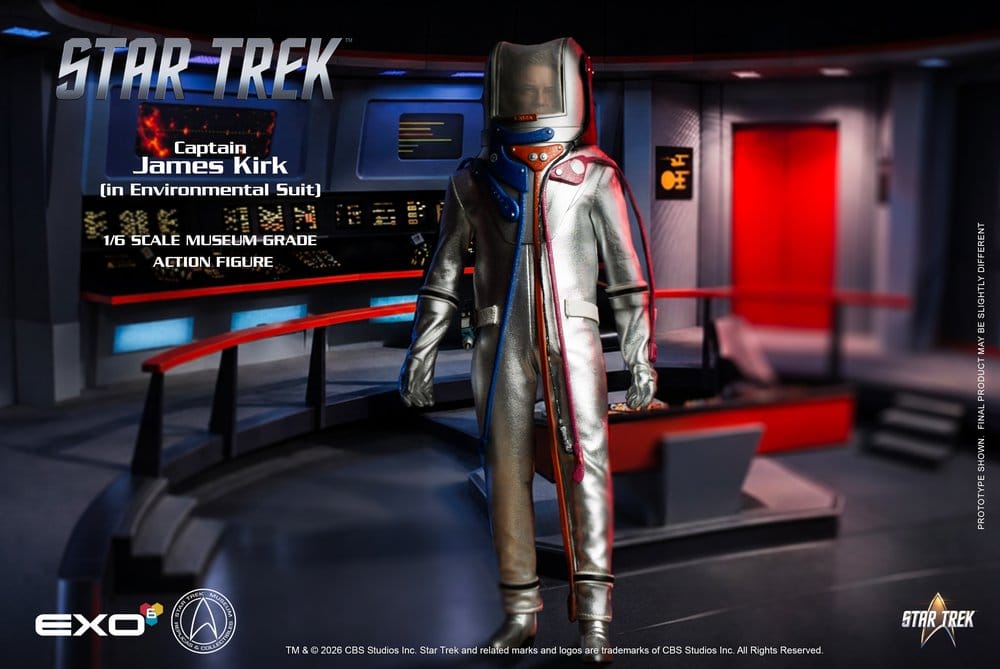 Star Trek: The Original Series Actionfigur 1/6 Captain James T. Kirk (i miljödräkt) 29 cm