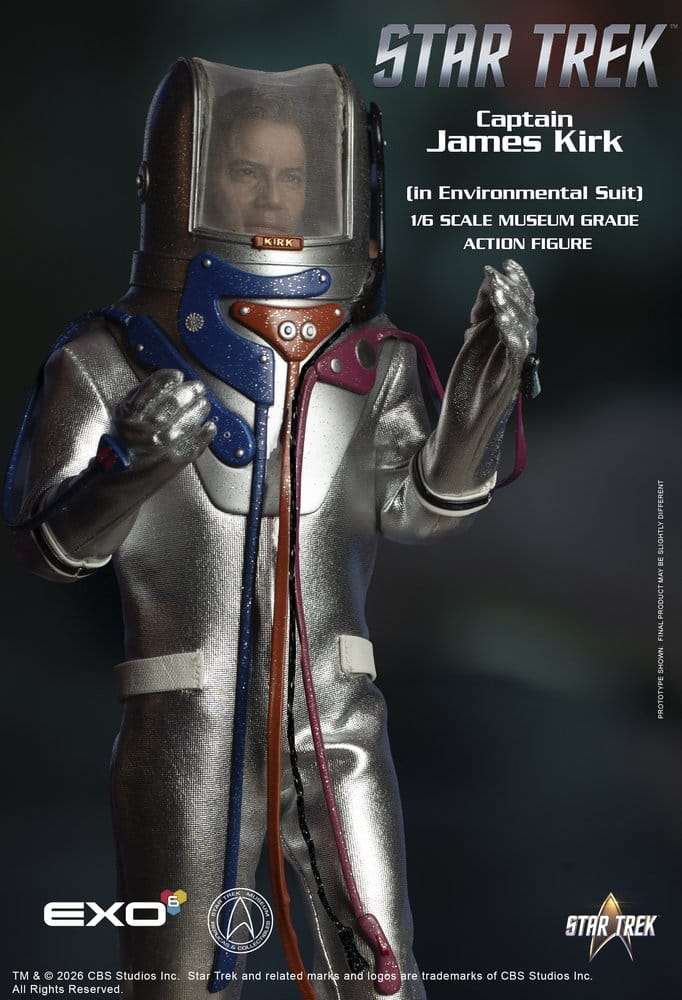 Star Trek: The Original Series Actionfigur 1/6 Captain James T. Kirk (i miljödräkt) 29 cm