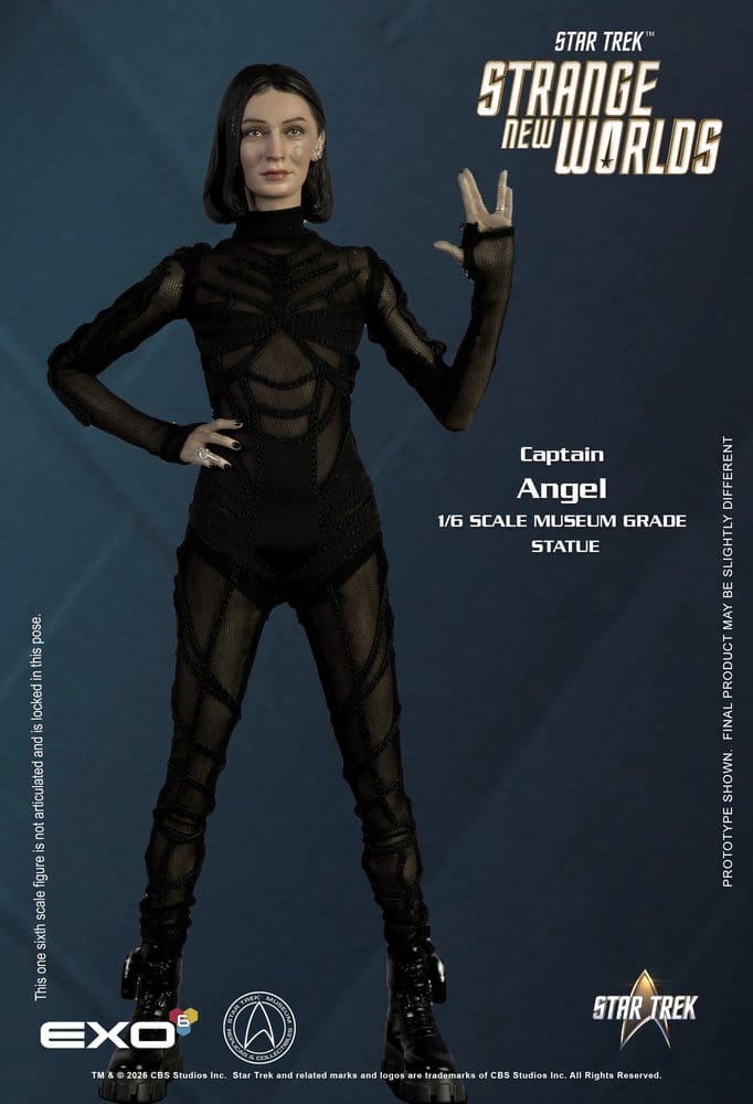Star Trek: Strange New Worlds Blandad Mediate Figur 1/6 Kapten Angel 28 cm