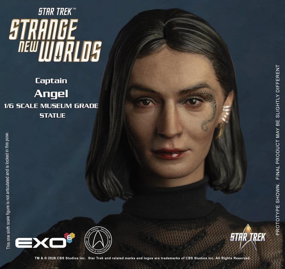 Star Trek: Strange New Worlds Blandad Mediate Figur 1/6 Kapten Angel 28 cm