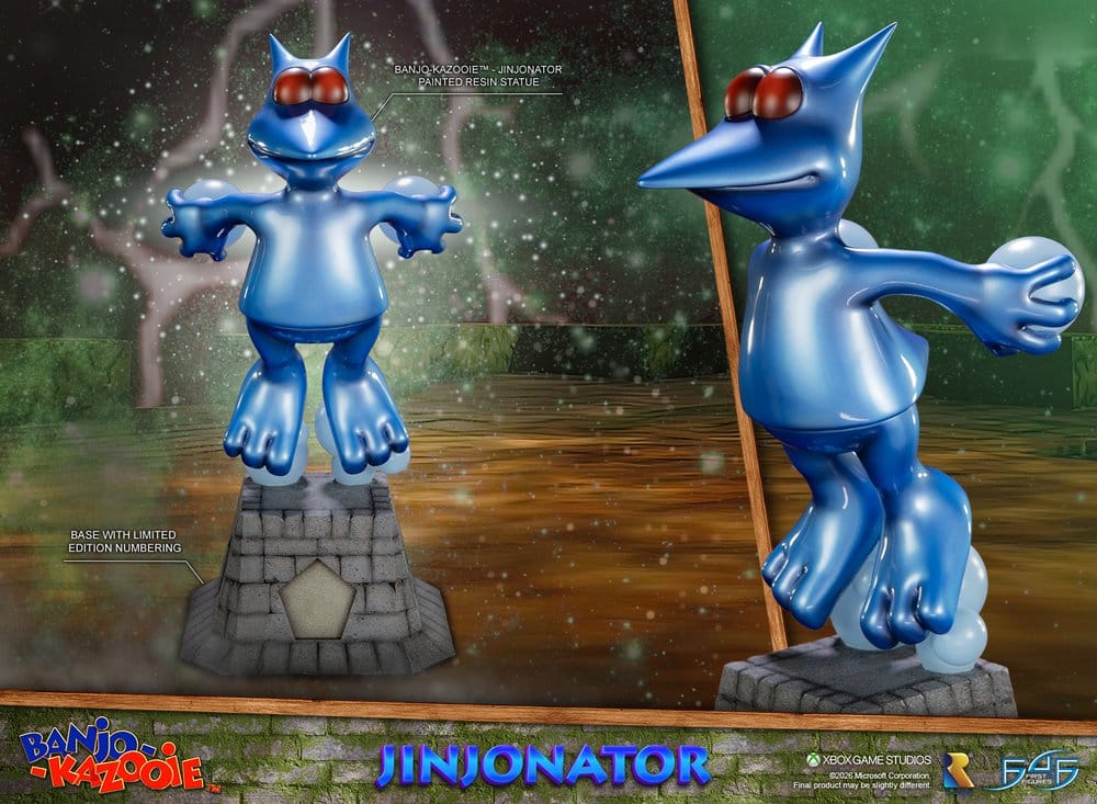 Banjo-Kazooie Figur i Resin Jinjonator 46 cm – Detaljerad Samlarstaty i Begränsad Upplaga