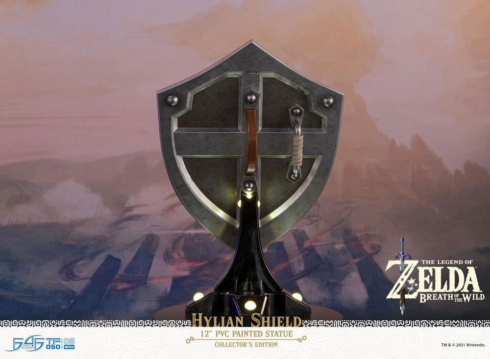 The Legend of Zelda Breath of the Wild PVC‑figur Hylian Shield Collector’s Edition 29 cm