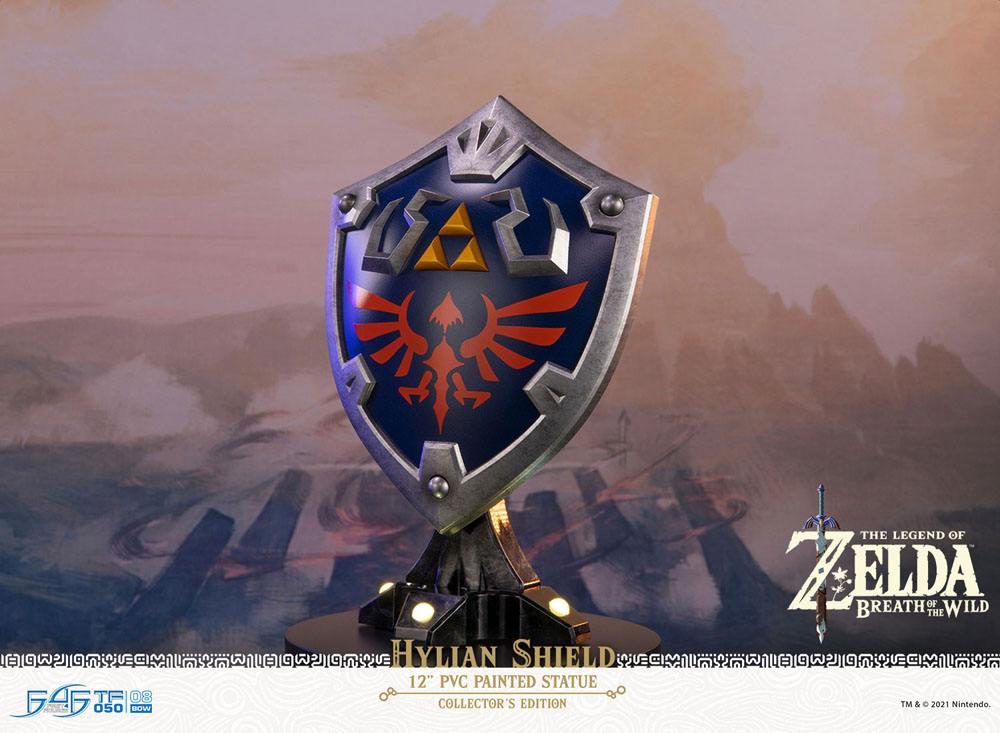 The Legend of Zelda Breath of the Wild PVC‑figur Hylian Shield Collector’s Edition 29 cm