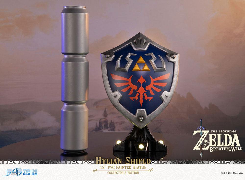 The Legend of Zelda Breath of the Wild PVC‑figur Hylian Shield Collector’s Edition 29 cm