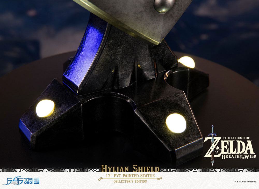 The Legend of Zelda Breath of the Wild PVC‑figur Hylian Shield Collector’s Edition 29 cm