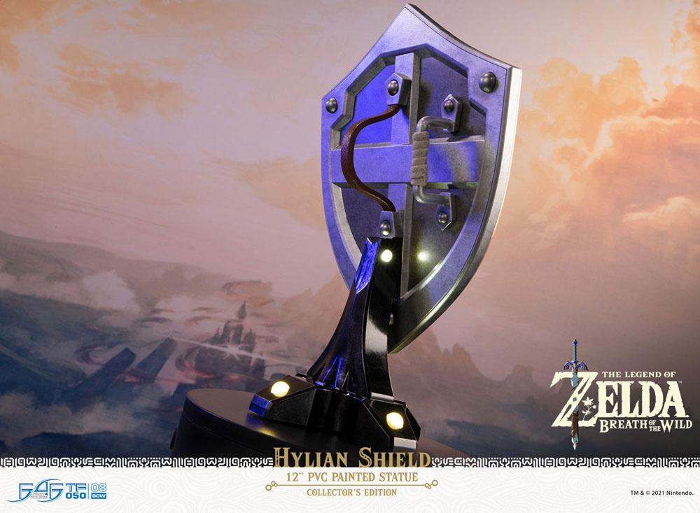 The Legend of Zelda Breath of the Wild PVC‑figur Hylian Shield Collector’s Edition 29 cm