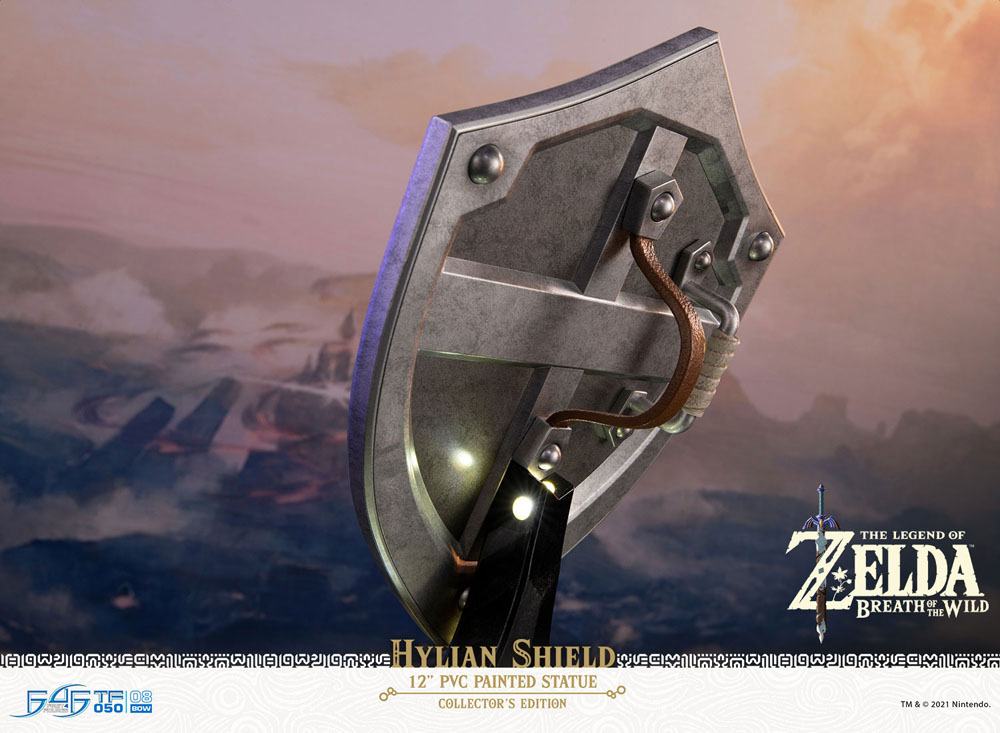 The Legend of Zelda Breath of the Wild PVC‑figur Hylian Shield Collector’s Edition 29 cm