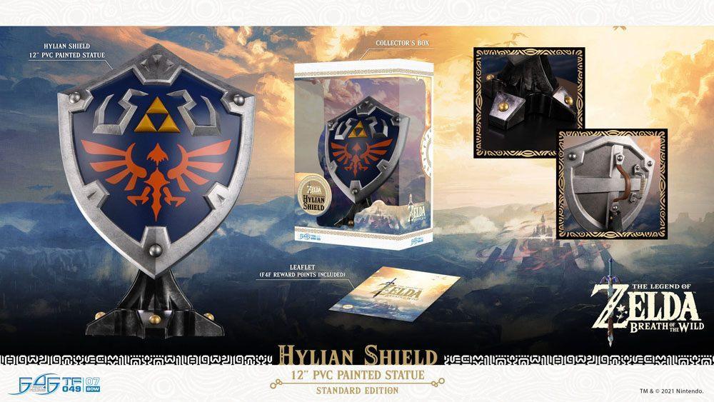 The Legend of Zelda: Breath of the Wild PVC-statyn Hylian Shield Standard Edition 29 cm First 4 Figures