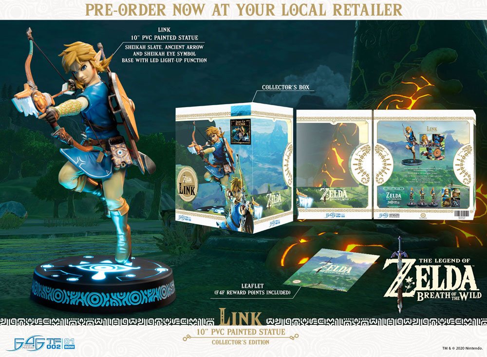 The Legend of Zelda: Breath of the Wild PVC Staty Link 25 cm First 4 Figures