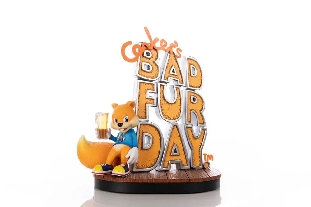 Conker's Bad Fur Day Figur Game Cover Exclusive Edition 45 cm First 4 Figures