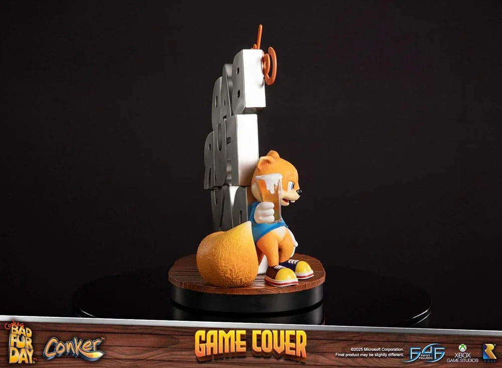 Conker's Bad Fur Day Figur Game Cover Exclusive Edition 45 cm First 4 Figures