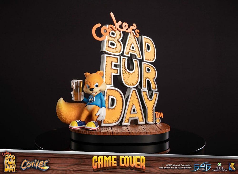 Conker's Bad Fur Day Figur Game Cover Exclusive Edition 45 cm First 4 Figures