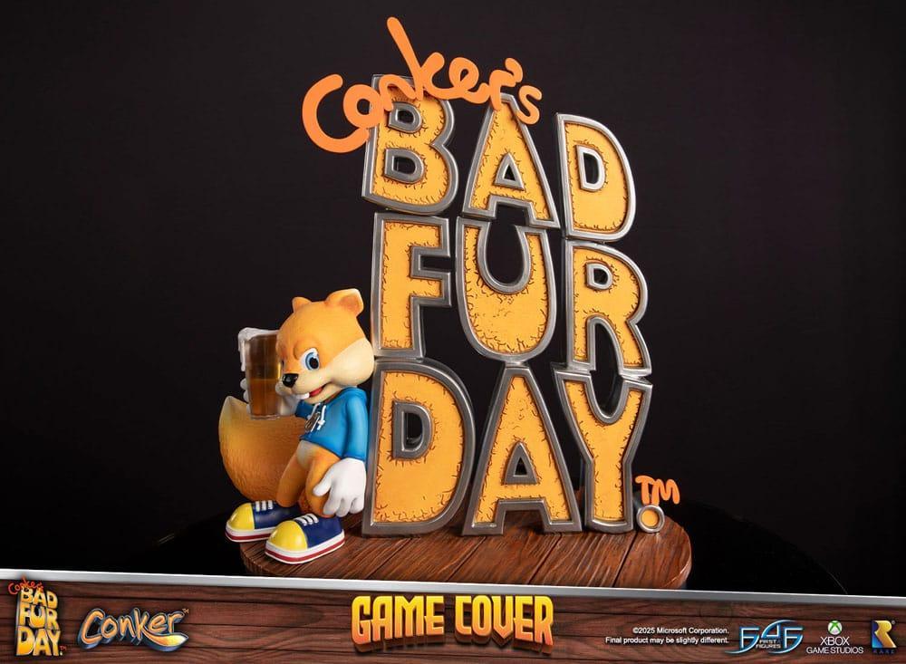 Conker's Bad Fur Day Figur Game Cover Exclusive Edition 45 cm First 4 Figures
