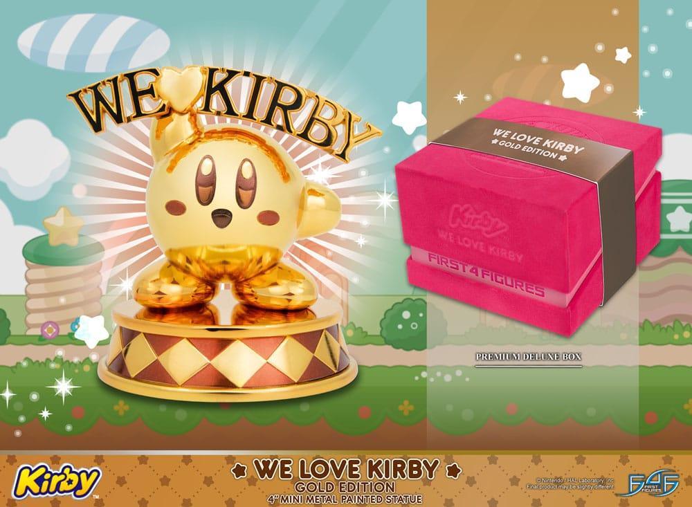 Kirby DieCast Figur We Love Kirby Gold Edition 10 cm First 4 Figures