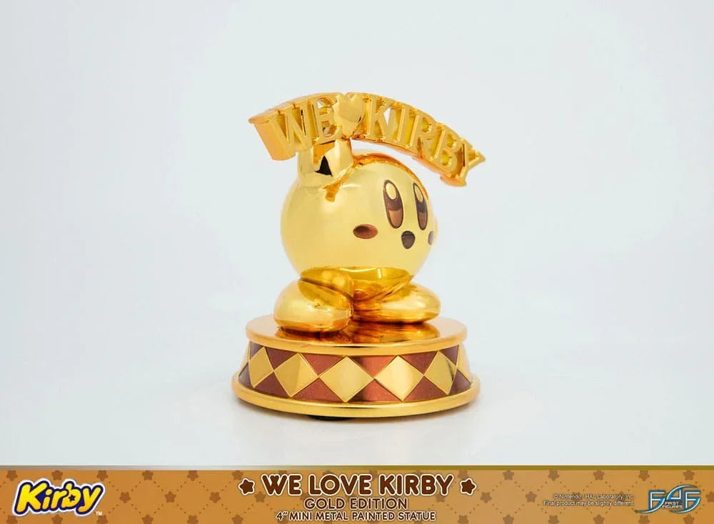 Kirby DieCast Figur We Love Kirby Gold Edition 10 cm First 4 Figures