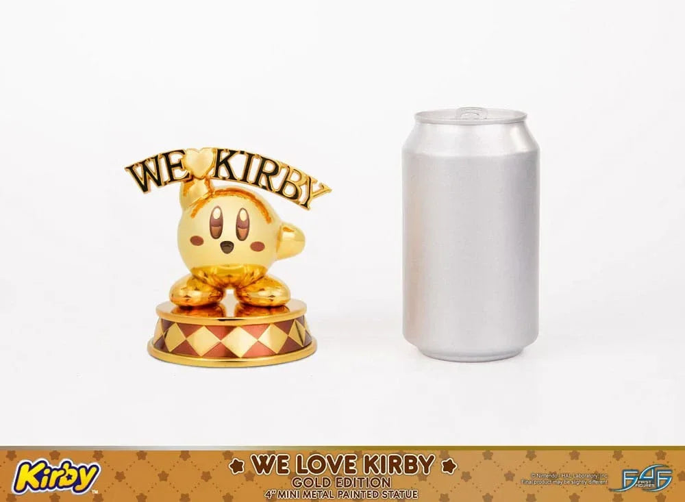 Kirby DieCast Figur We Love Kirby Gold Edition 10 cm First 4 Figures