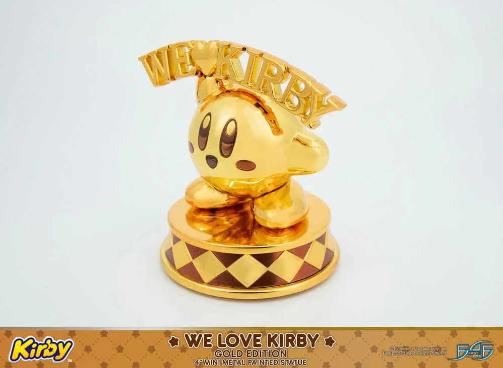Kirby DieCast Figur We Love Kirby Gold Edition 10 cm First 4 Figures