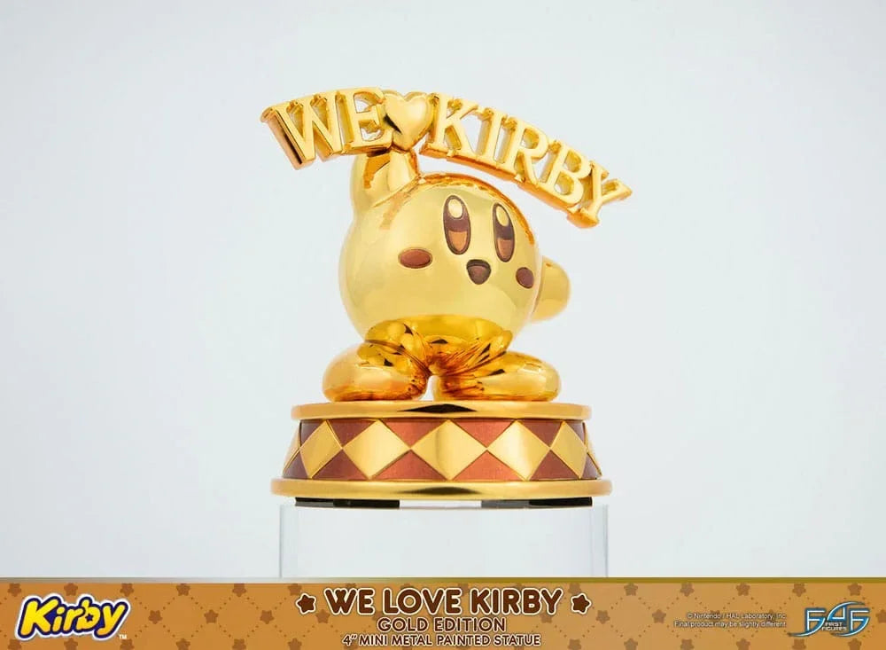 Kirby DieCast Figur We Love Kirby Gold Edition 10 cm First 4 Figures