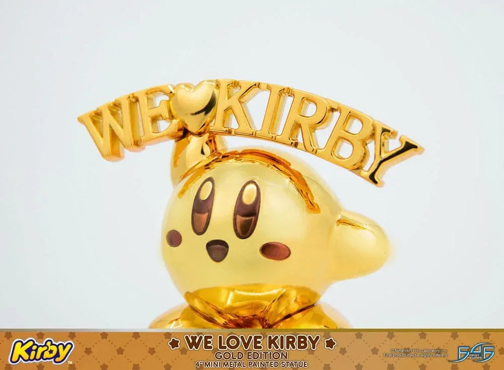 Kirby DieCast Figur We Love Kirby Gold Edition 10 cm First 4 Figures