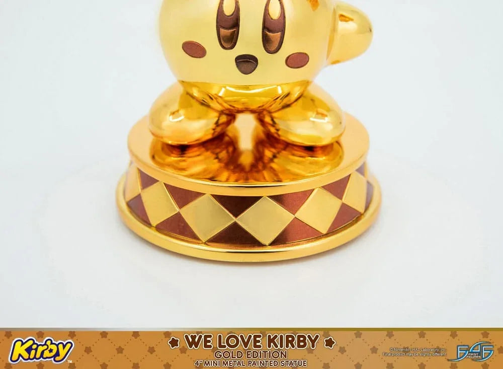 Kirby DieCast Figur We Love Kirby Gold Edition 10 cm First 4 Figures