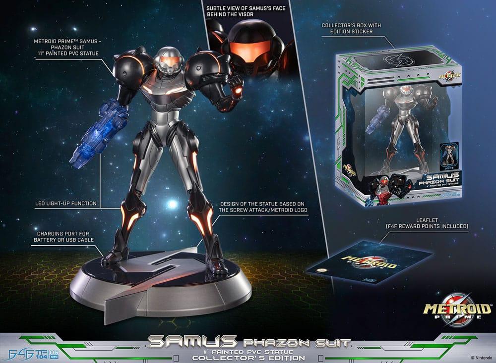 Metroid Prime PVC Figur Samus Phazon Suit Collector´s Edition 28 cm First 4 Figures