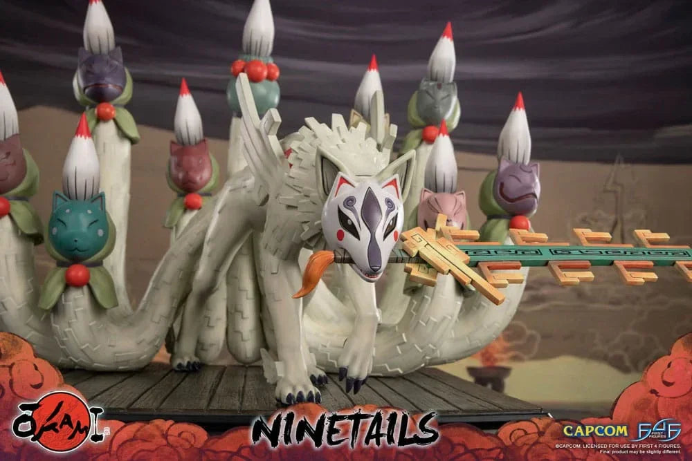 Okami Figur Ninetails 51 cm - Mäktig Kitsune First 4 Figures