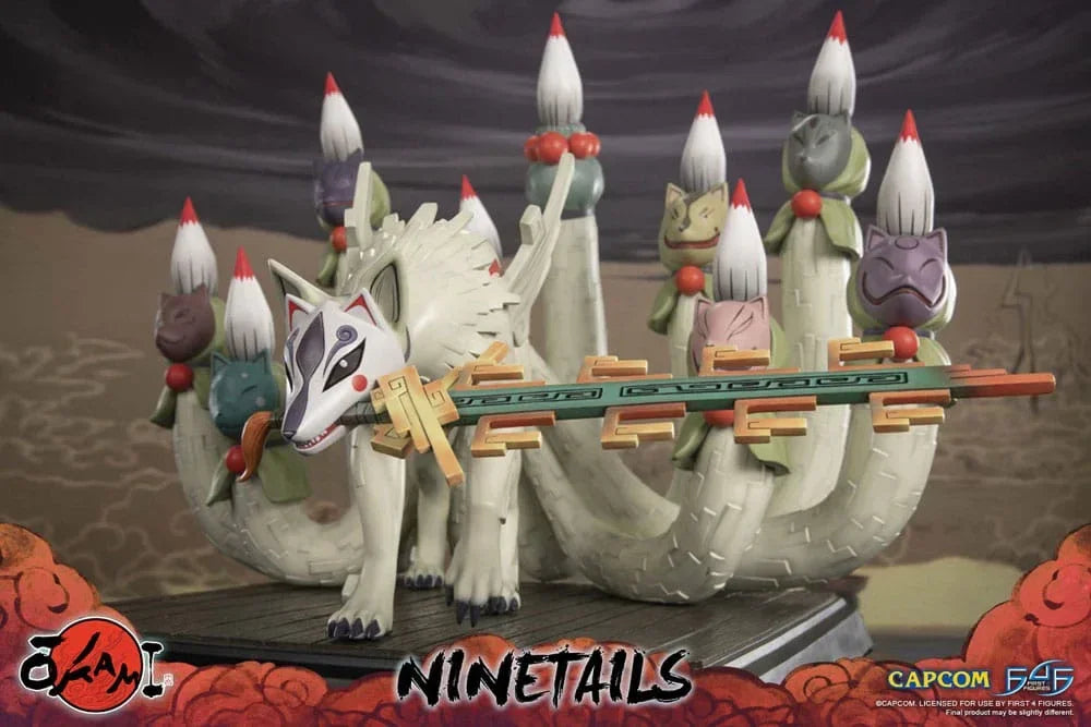 Okami Figur Ninetails 51 cm - Mäktig Kitsune First 4 Figures