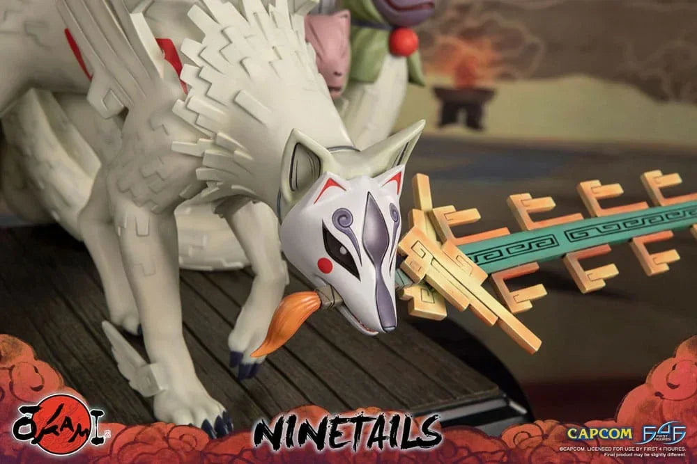 Okami Figur Ninetails 51 cm - Mäktig Kitsune First 4 Figures