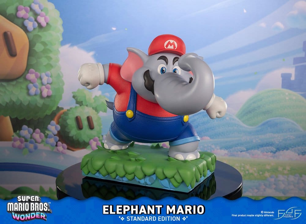 Super Mario Bros. Wonder Resinfigur Elephant Mario Standard Edition 43 cm