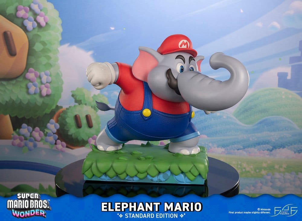 Super Mario Bros. Wonder Resinfigur Elephant Mario Standard Edition 43 cm