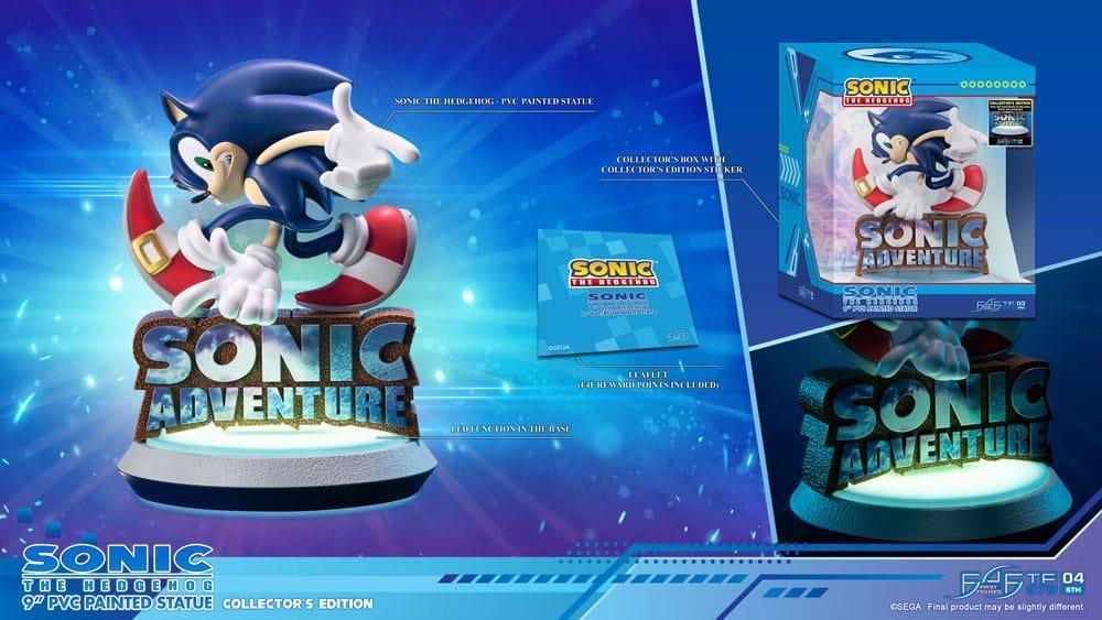 Sonic Adventure PVC Staty Sonic the Hedgehog Collector's Edition 23 cm First 4 Figures