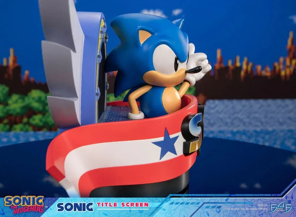 Sonic the Hedgehog Figur Sonic Title Screen 21 cm First 4 Figures
