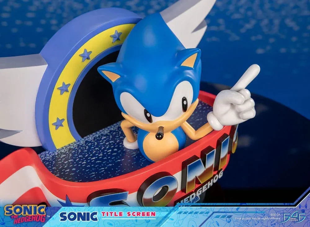 Sonic the Hedgehog Figur Sonic Title Screen 21 cm First 4 Figures
