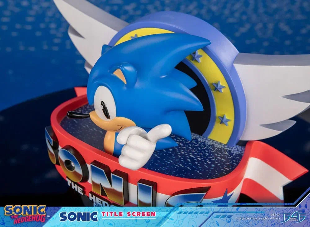 Sonic the Hedgehog Figur Sonic Title Screen 21 cm First 4 Figures
