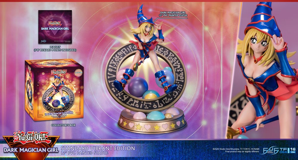 Yu-Gi-Oh! PVC Staty Dark Magician Girl Standard Vibrant Edition 30 cm First 4 Figures