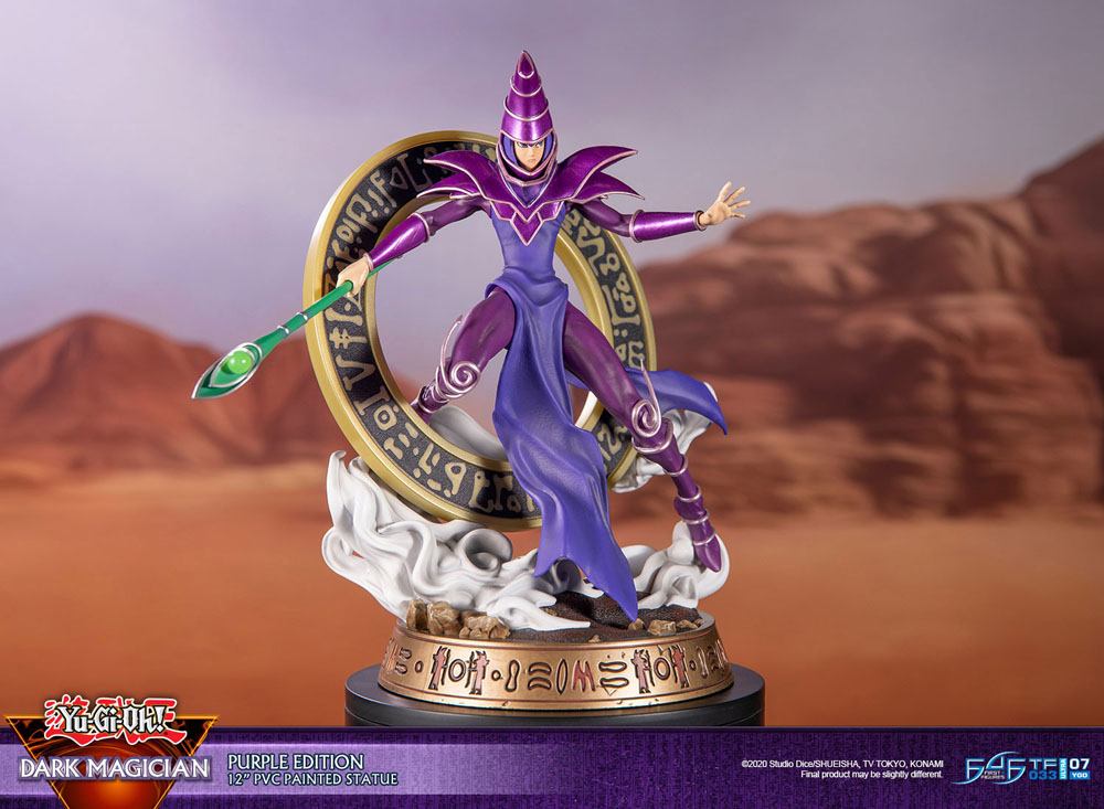 Yu-Gi-Oh! PVC Figur Dark Magician Purple Version 29 cm First 4 Figures