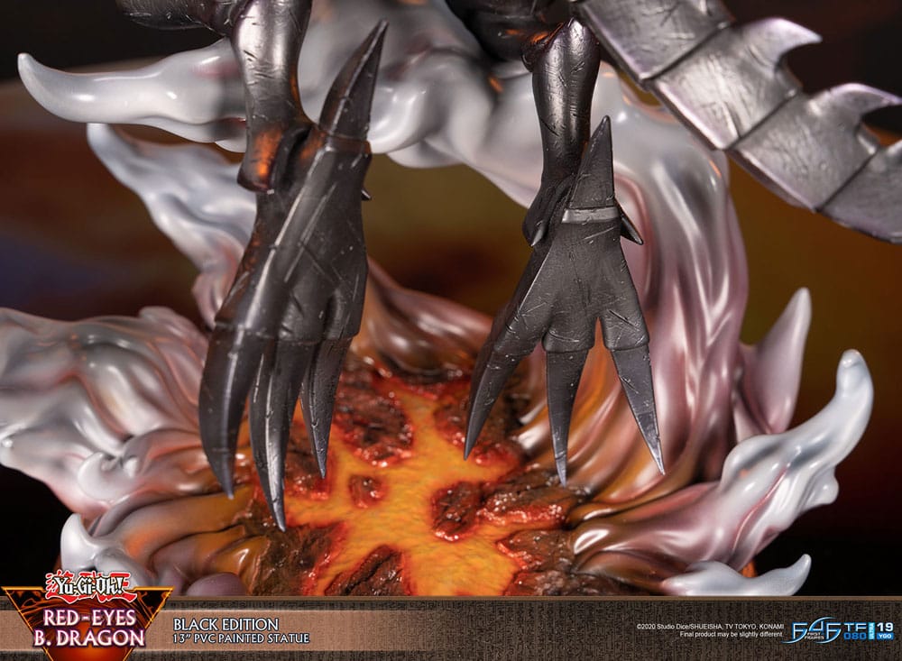 Yu-Gi-Oh! PVC-figur Red-Eyes B. Dragon svart färg 33 cm