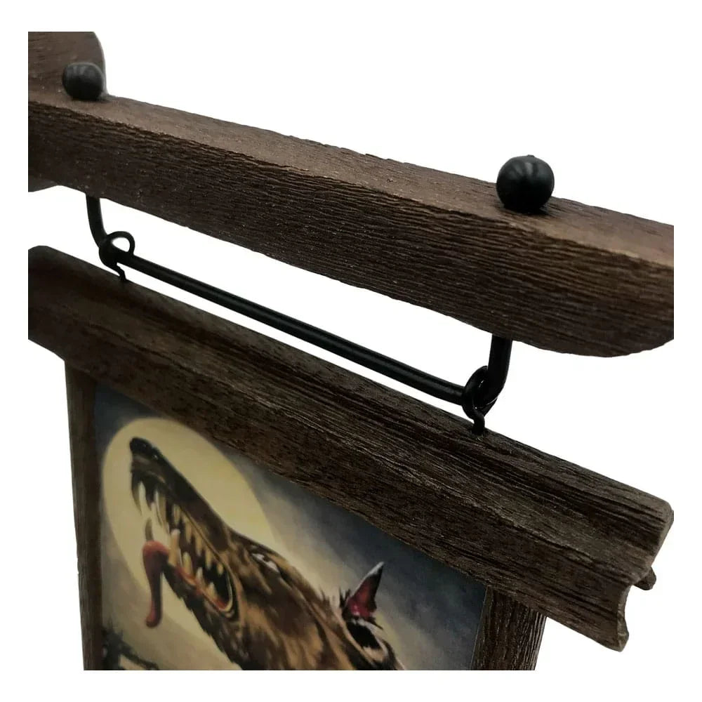 An American Werewolf in London Pub Skylt - Skala Replica 6 cm Factory Entertainment