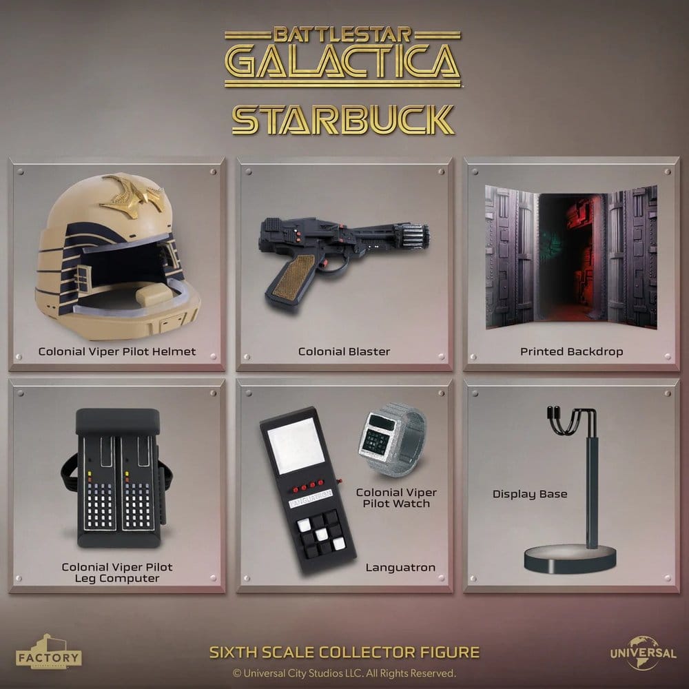Battlestar Galactica Actionfigur 1/6 Löjtnant Starbuck 30 cm