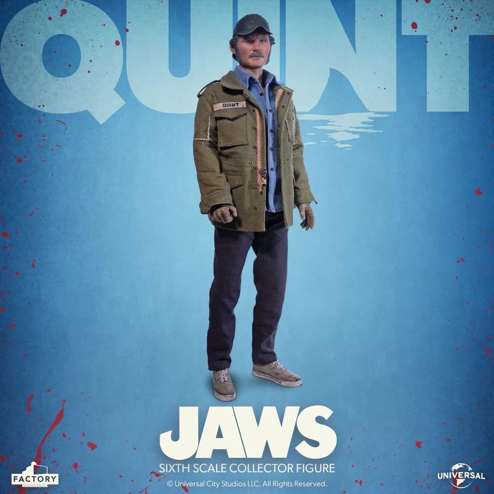 Jaws Action Figur 1/6 Quint 30 cm
