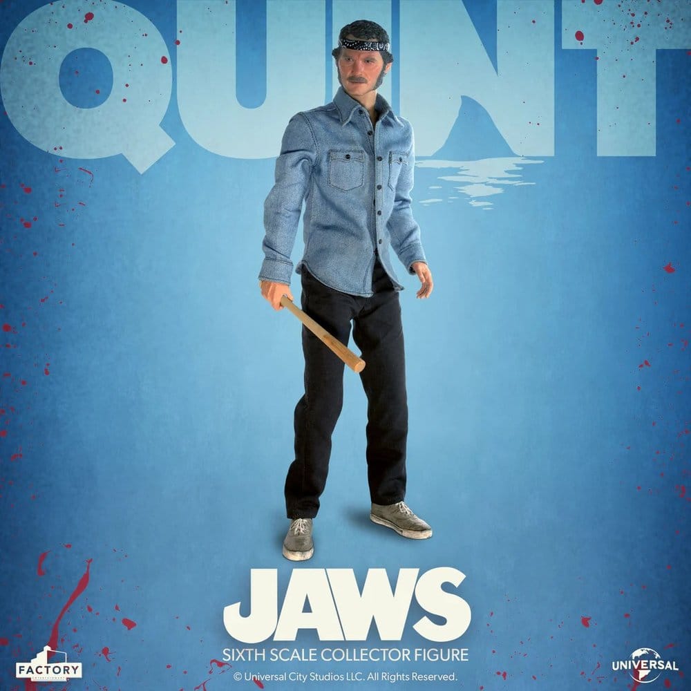 Jaws 1/6 Scale Action Figure Quint 30 cm