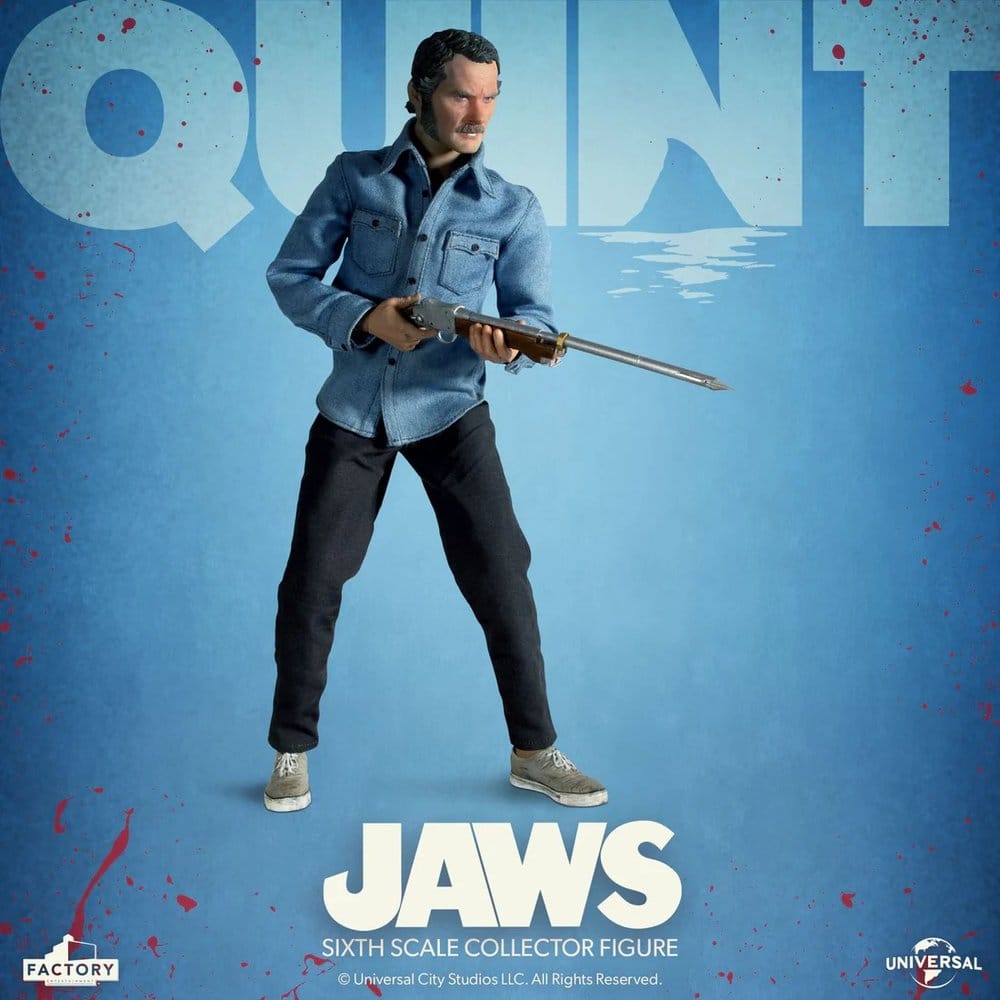 Jaws 1/6 Scale Action Figure Quint 30 cm