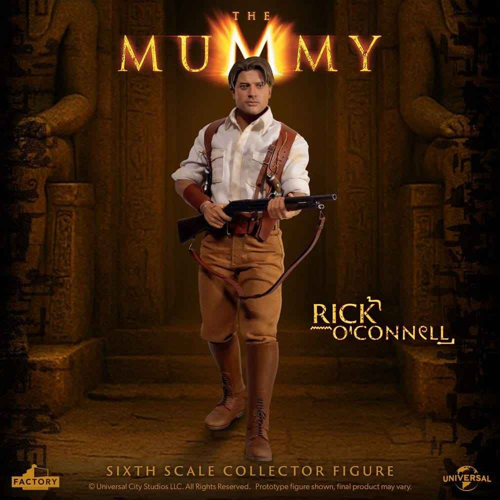 The Mummy Actionfigur 1/6 Rick O’Connell 30 cm – Detaljerad Samlarfigur med Tillbehör