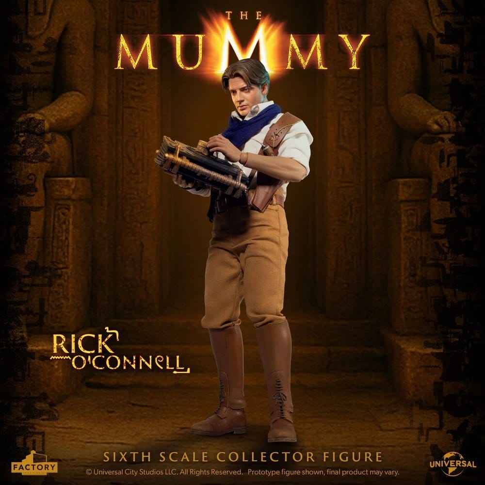 The Mummy Actionfigur 1/6 Rick O’Connell 30 cm – Detaljerad Samlarfigur med Tillbehör